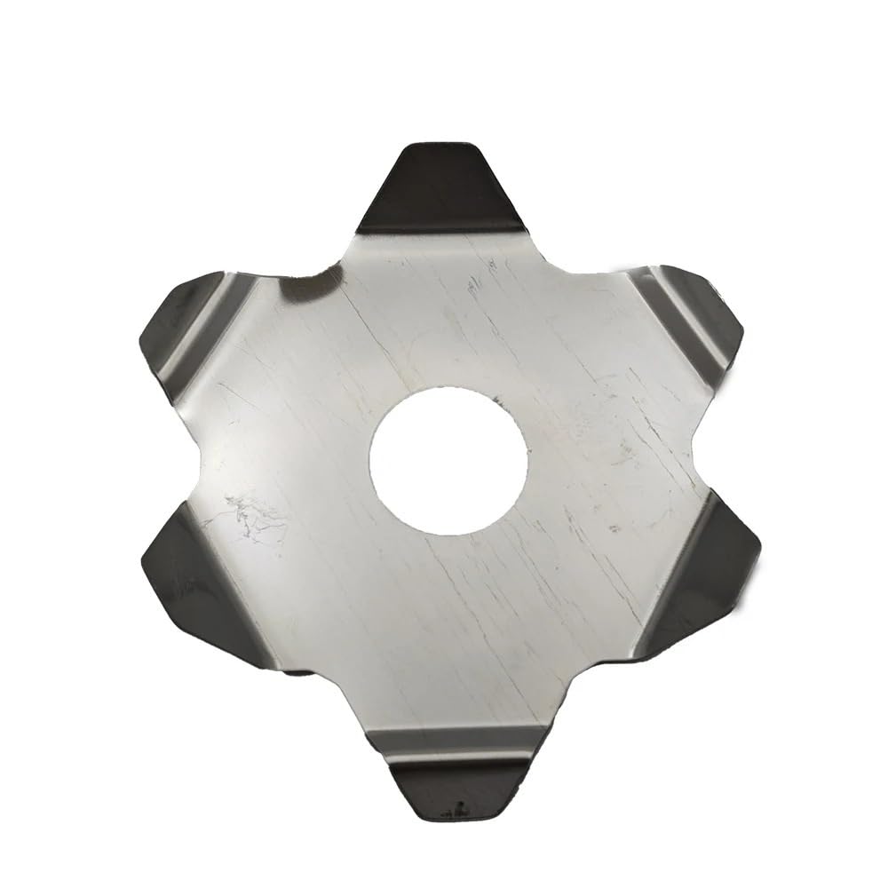 1 pieza de cuchilla desbrozadora for cortacésped, cabezal de corte, cuchilla cortadora de malezas, piezas de repuesto universales for cortacésped eléctrico(Six Claws)