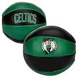 Franklin Sports NBA Boston Celtics Toy Basketballs - 2 Pack of Kids Soft Mini Basketballs for Over the Door + Indoor Hoops - NBA Fan Shop Kids Soft Toy Balls - (2) Mini Balls Included