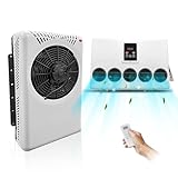 Cooligo Truck Cab Air Conditioner 12V 12000 BTU Split AC Fits Semi Trucks Bus RV Caravan