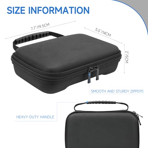 Voikoli Hard EVA Portable Carrying Case Shockproof Protective Travel Case Storage Bag for GPD Win Mini (Only Put Computer Black) by Generic - Image 5