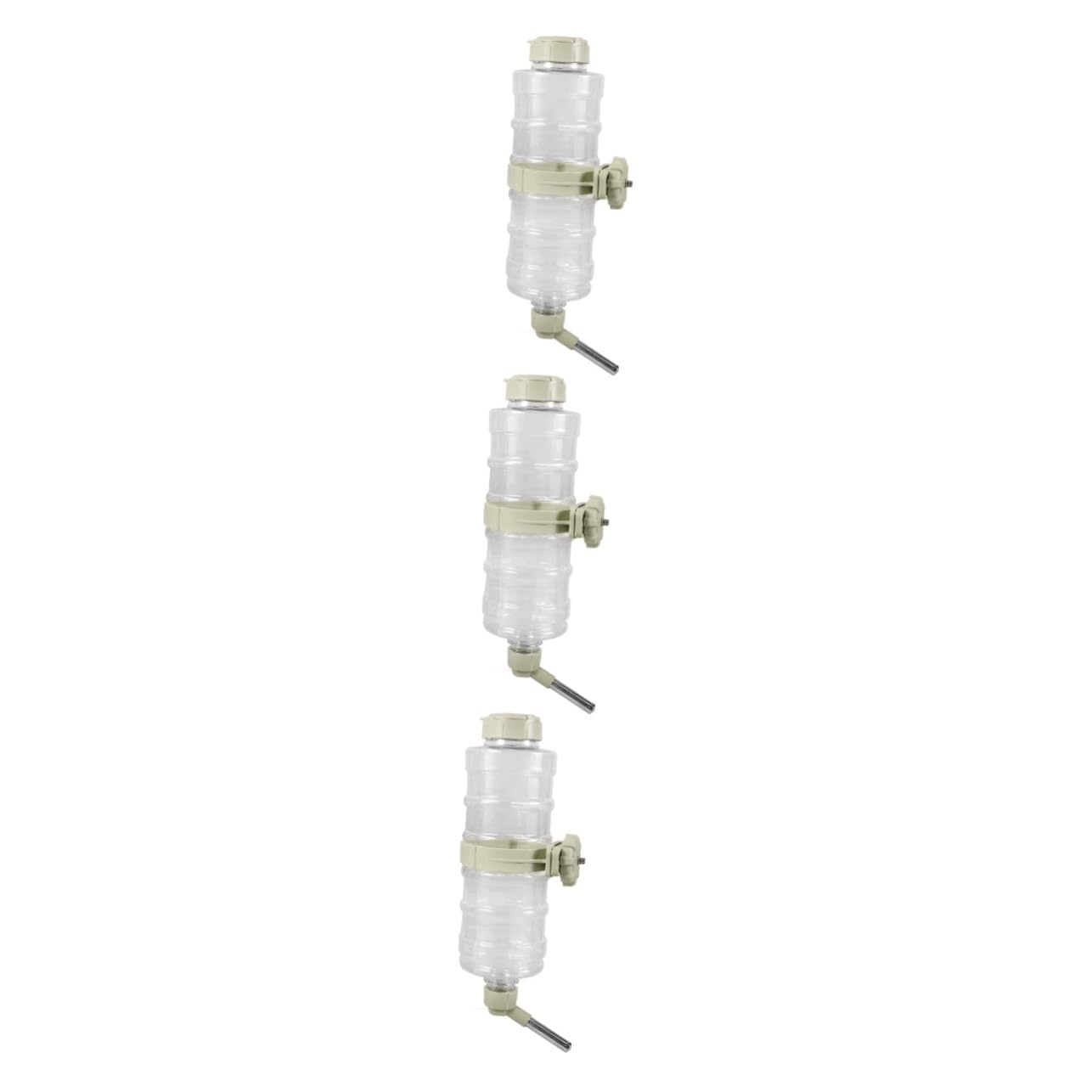BESPORTBLE 3piezas Botella De Agua para Automática Bebedero Colgante para y Gatos Dispensador De Agua para Jaulas De Animales Verde