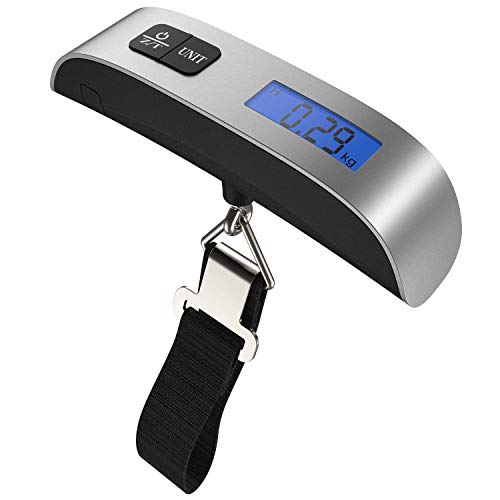 Wolblix Luggage Travel Weighing Scales 50kg Portable Handheld Electronic Digital LCD, Battery Included