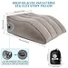 BLABOK Wedge Pillow for Sleeping - Inflatable Leg Elevation Pillow for Swelling,Circulation,Leg & Back Pain Relief,Leg Support Polyvinyl Chloride Pillow for After Aurgery,Hip,Foot,Ankle Recovery