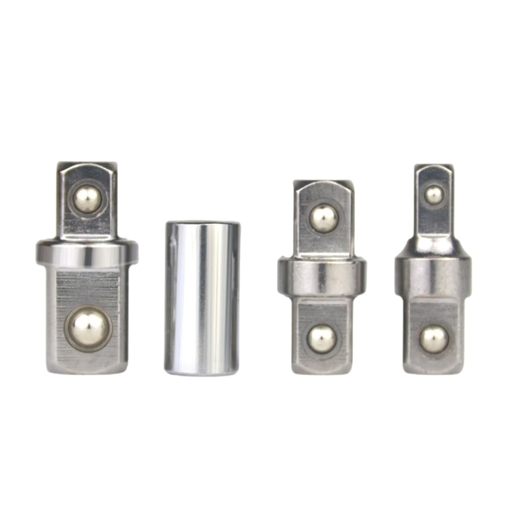 GMBYLBY Double Head Steel Socket Converter 1/4 To 3/8 Or 1/2Inch Square Drives Adapters Set For Mechanics And Craft