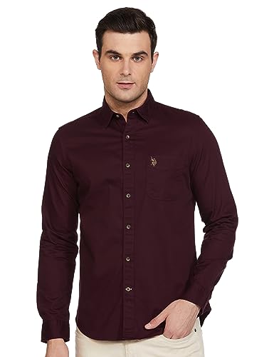Image of U.S. Polo ASSN. Men's Cotton Slim Fit Shirt