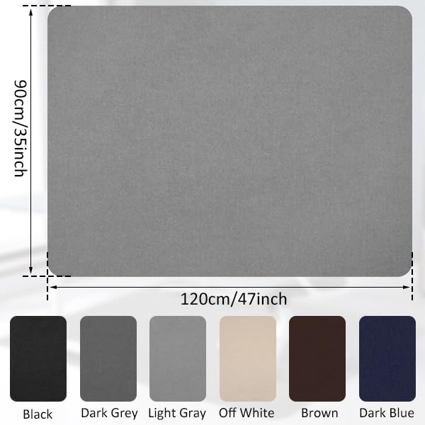 Image of Office Chair Mat for Hardwood Floor&Tile,55 inchx35 inch Anti-Slip Desk Chair Mat,Low-Pile Mat,Multi-Purpose Hardwood Floor Protector for Office,Home (Grey, 35 * 47IN)
