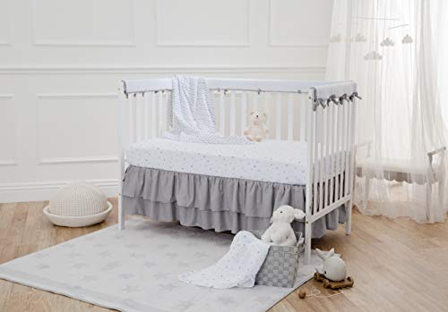 American Baby Company 2 Pack Printed 100% Cotton Jersey Knit Fitted Crib Sheet For Standard Crib And Toddler Mattresses, Grey Stars And Zig Zag, For Boys And Girls #TOP7