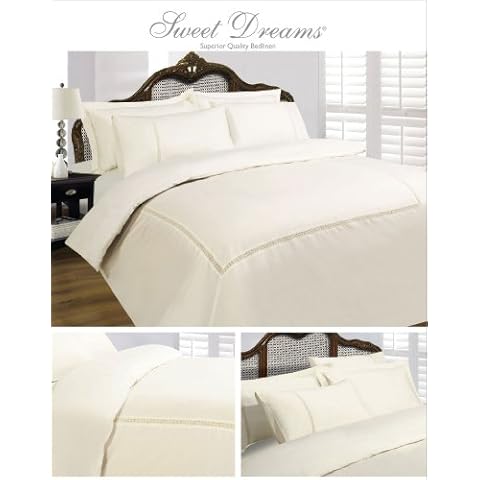 Sweet Dreams Cream Egyptian Cotton Duvet Cover Cover