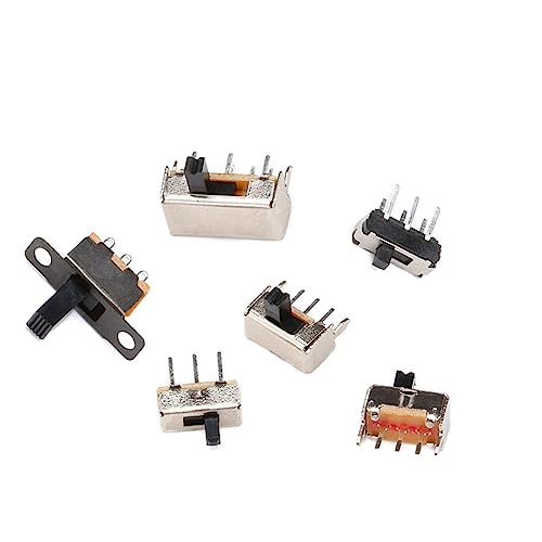 Interrupteur à glissière micro-puissance horizontal deuxième vitesse pour PCB - 2