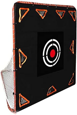 ORCHID Lacrosse Goal Target Lacrosse Black Target for Shooting Replacement Target for 6x6FT Regular Lacrosse Goal with 9-Pocket