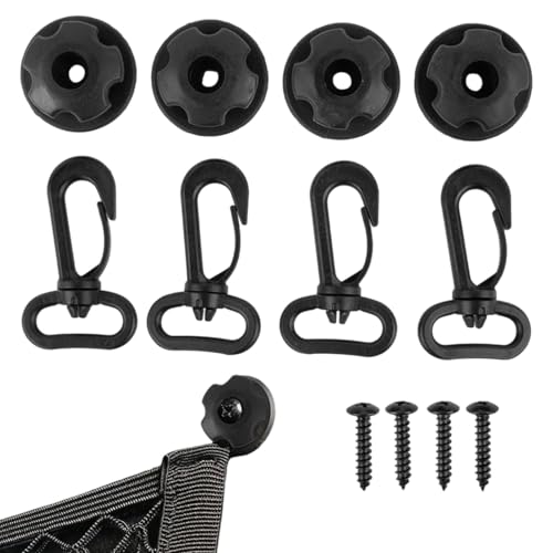 Gancho para red de coche, sujetadores para red de carga, enganche colgante para maletero de carga sin taladro, puntos de montaje de gancho de coche de alta carga, accesorios de cof