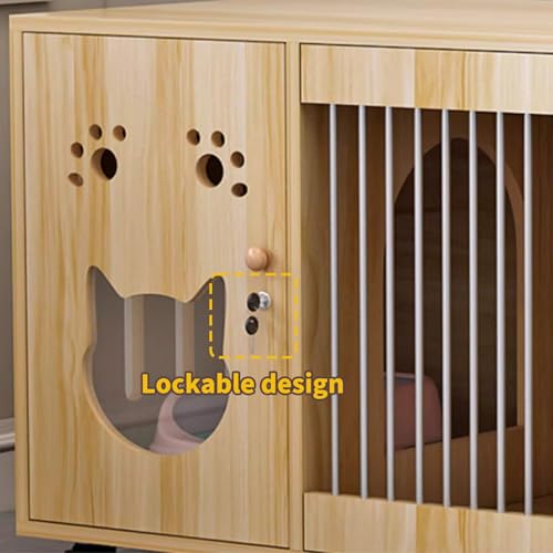 Caja de arena para gatos ventilada para evitar malos olores 5