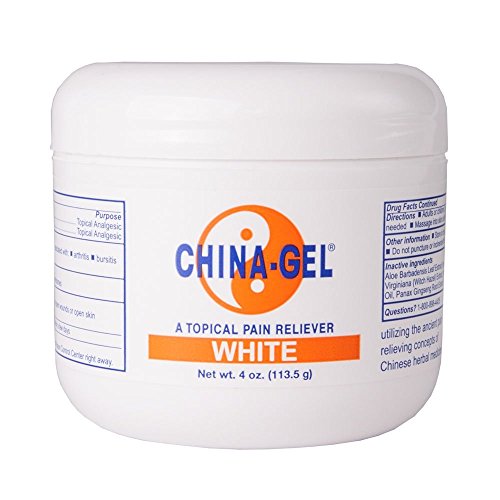 China-Gel Pain Relieving Rub 4 oz Jar White by China Gel