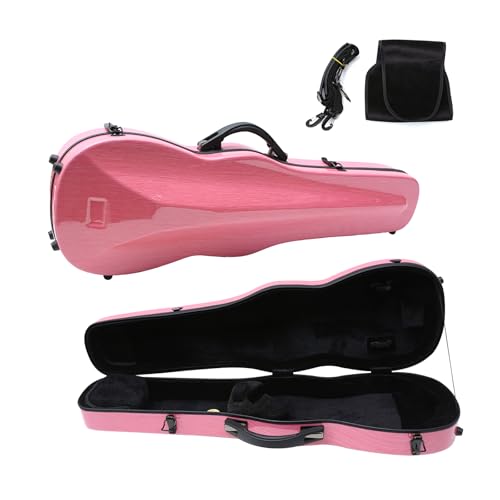 Vetimobato 4/4 Full Size Violin Case High strength Carbon fiber hard Violin Case with Hygrometer...