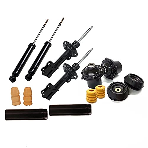 04 Amortecedores + 04 Kits Batentes Corsa Mod Frente Montana 2003 Até 2012 Dianteiro e Traseiro