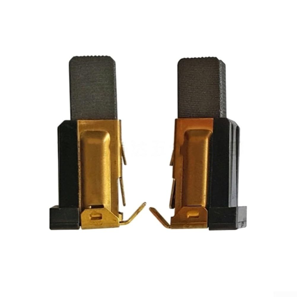 Spazzole di Carbonio, Set di spazzole di Carbone di Ricambio for Sega Circolare Bosch GKS65 2610925372, Oro Nero, Confezione da 2