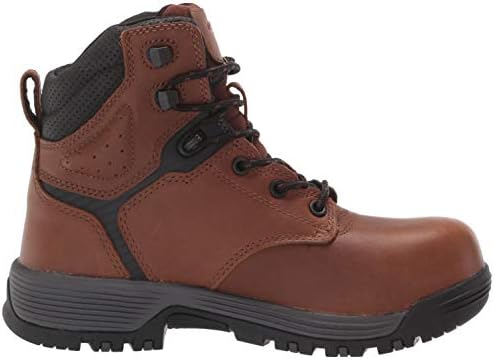 KEEN Utility Women's Chicago 6" Composite Toe Waterproof Work Boot, Tobacco/Black, 5 Wide US | Image 5