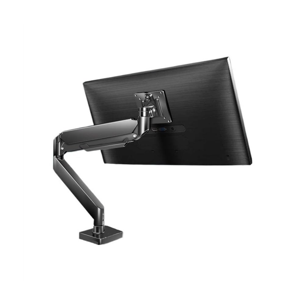 SaryEdge Height - Adjustable Monitor Stand Arm Single Monitor Desk Mount, Heavy Duty Monitor Arm for 17-49 inch Screens up to 33lbs, Fully Adjustable Ultrawide,Black