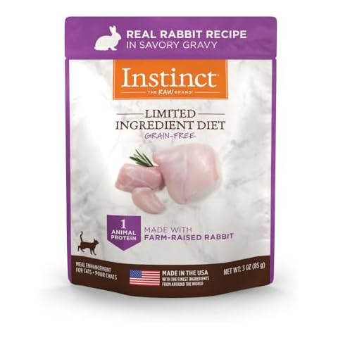 Instinct Limited Ingredient Diet Grain-Free Rabbit Wet Cat Food Topper Cover