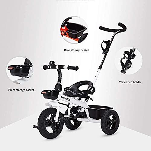 Tricycle Trike Kinderdreirad Triple, 25 Jahre altes Dreirad, ABS-Klapppedale, Körbe, Zweipunktgurt, stoßdämpfendes Rad… – Bild 4