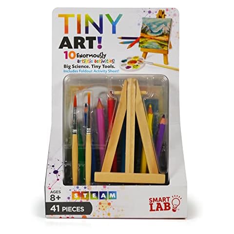 SmartLab Toys Tiny Art! - 10 Enormously Artistic Activities. Big Science. Tiny Tools, Multi Cover