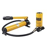 [Equipado con Bomba Hidráulica Manual]: El split de 10t Cilindro Hidraulico está equipado con una bomba hidráulica manual CP-180, que es fácil de desmontar y almacenar.