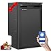 AAOBOSI 83L Kompressor Kühlbox, Wohnmobil Kühlschrank mit APP-Steuerung, 12/24V DC, Kühlbox Auto mit LED-Leuchten, bis -20℃ Kompressor Kühlschrank für Auto, LKW, Boot, Reisemobil, Camping und Reisen
