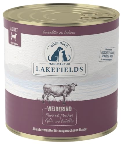 Lakefields Weiderind Menü Adult Hundefutter 800g
