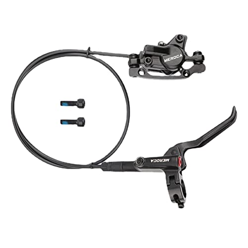 Mountain Hydraulic Brake | Brake Cable and Lever,1pc Hydraulic Disc Brakes for Mountain, General Aluminum Alloy Oil Brake, Three Finger Brake Lever Design Puchen