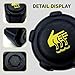 Opuweiy Car Coolant Reservoir Cap, Radiator Coolant Reservoir Tank Cap, Replacement for Renault Mercedes Nissan Opel Vauxhall, 8200048024 21430-AX30A (Black)