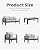 Vakollia 5 Pieces Aluminum Outdoor Patio Furniture Set with Coffee Table, Outside Metal Patio Conversation Sets with Deep Seating and Thick Cushions