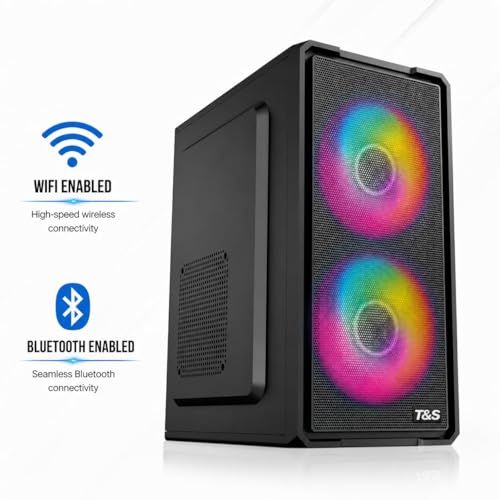 Image of TECHSUPPORT Core i5 Desktop PC | Core i5-9th 4.20Ghz| 16GB RAM ddr4 | 512GB Nvme SSD | 5G WiFi & Bluetooth | HDMI, VGA, Ethernet | USB 3.0 | Windows 11 Pro & Office 21 | 2 Year On-Site Warranty