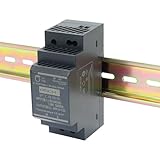 OMCH HDR-30-24 24V 1.5A 36W Ultra-Slim DIN Rail Power Supply Step-Shape for Industrial Automation (36W, 24V 1.5A)