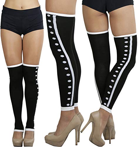 Image of ToBeInStyle Women's Long Over The Knee Leg Warmers Bright Thigh High