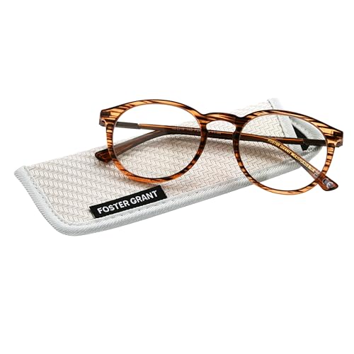 Image of Foster Grant unisex-adult Mckay Multifocus Reading Glasses Round reading-glasses