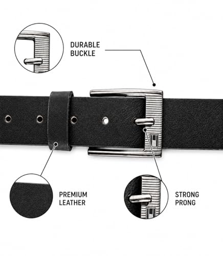 Image of Men's Genuine Leather Belt for Men | Black,Brown