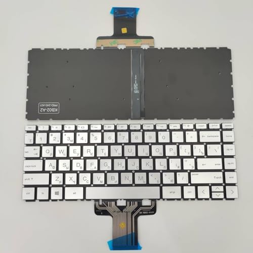 Clavier HP 14-CY 14-CS argenté pour réparer vos touches bloquées