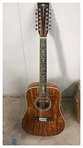 YYYSHOPP 41 Pouces 12 Strings Guitare Acoustique Touche Ébène Touche Véritable Coquille Reliure Et Guitare Électrique… - Les Beatles, Paul McCartney, John Lennon, RIngo Starr, George Harrison YYYSHOPP 41 Pouces 12 Strings Guitare Acoustique Touche Ébène Touche Véritable Coquille Reliure Et Guitare Électrique…