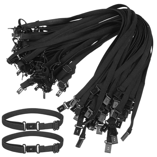 Extensor de pajarita HEMOTON regulable negro de poliéster para accesorios hechos a mano