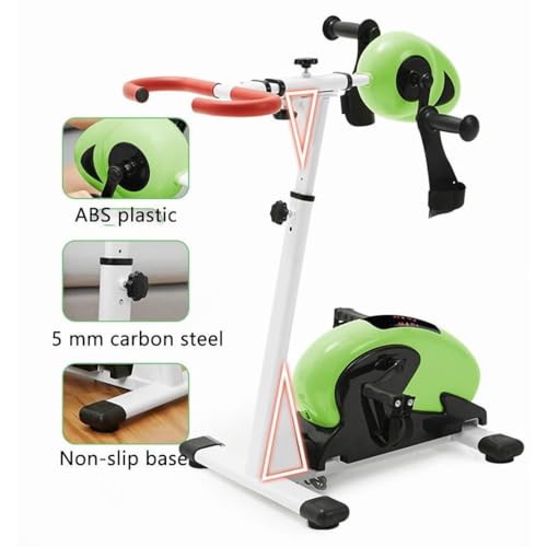 Image of Electric Pedal Mini Rehabilitation Bike, Adjustable Stroke & Resistance Pedal Exerciser, Motorized Passive & Active Rehabilitation Trainer