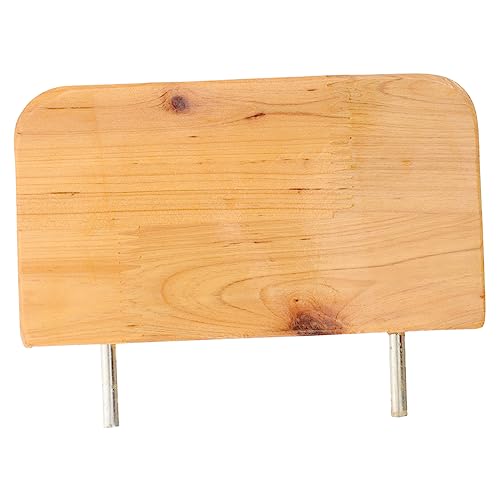 TOPPERFUN Wooden Pillow for Bathtub Detachable Head Rest Support Sturdy Wooden Head Pillow for Shower Lightweight Portable