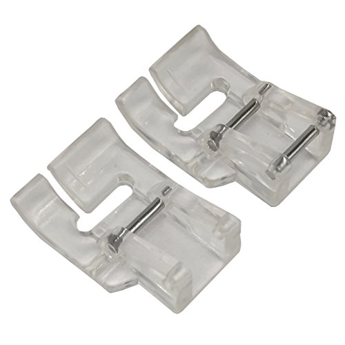 HONEYSEW juego de pies prensatelas transparentes para máquina de coser