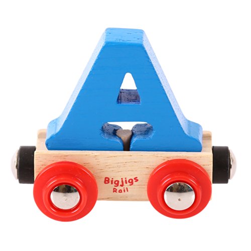 Bigjigs Rail Rail Lettera a (Blu)