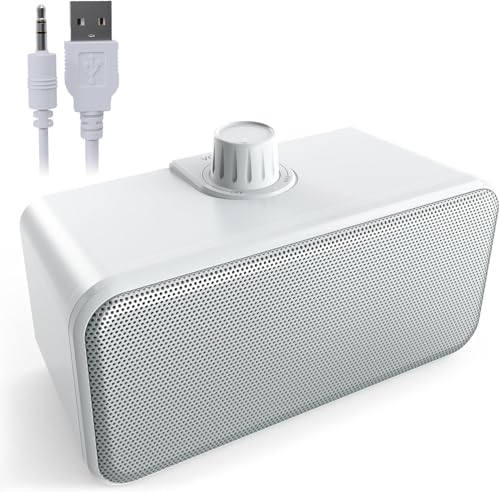 ANSTEN Sprachverstärker für Fernseher, Clear Voice Fernseher Lautsprecher mit 5m Langes Kabel, TV Lautsprecher für Senioren und Hörgeschädigte, Keine Audioverzögerung, Plug and Play