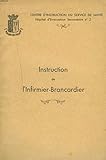  INSTRUCTION DE L\'INFIRMIER-BRANCARDIER.