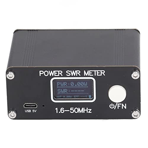 Image of Hilitand SWR Meter 1.6‑50MHz Watt Meter 150W HF Standing Ratio Meter Digital Meter for Measurement