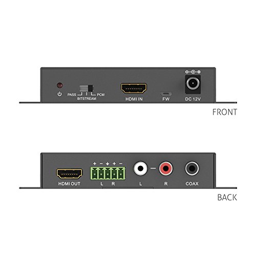 De-Embedder Audio HDMI 4K 60Hz pour extraire le son sans perte HDR