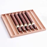 Woho Spanish Cedar Cigar Tray for Cigar Display & Sharing, Spanish Cedar Wood Tray for Cigar Humidor/Tupperdor/Box/Case, Natural Cedar Cigar Tray for Cigar Storage/Organization/Aging (8.5