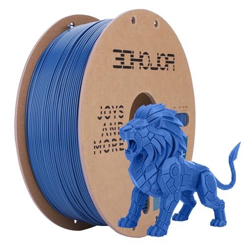 ABS Filament 1.75mm, ABS 1kg Spool (2.2lbs),3D Printer Filament,Dimensional Accuracy +/- 0.03 mm, Fit Most FDM Printer-Blue Abs-blue