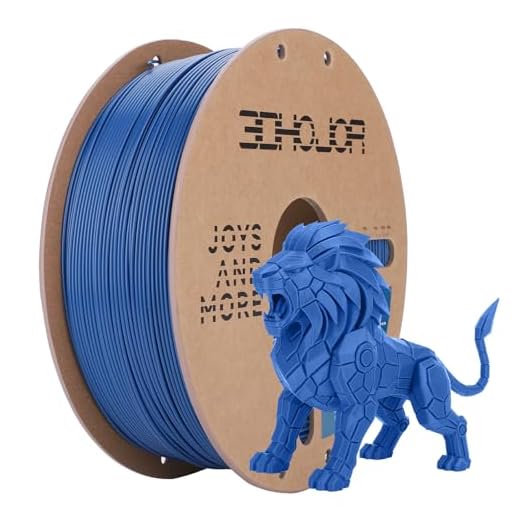 3DHoJor ABS Filament 1.75mm, ABS 1kg Spool (2.2lbs),3D Printer Filament,Dimensional Accuracy +/- 0.03 mm, Fit Most FDM Printer-Blue